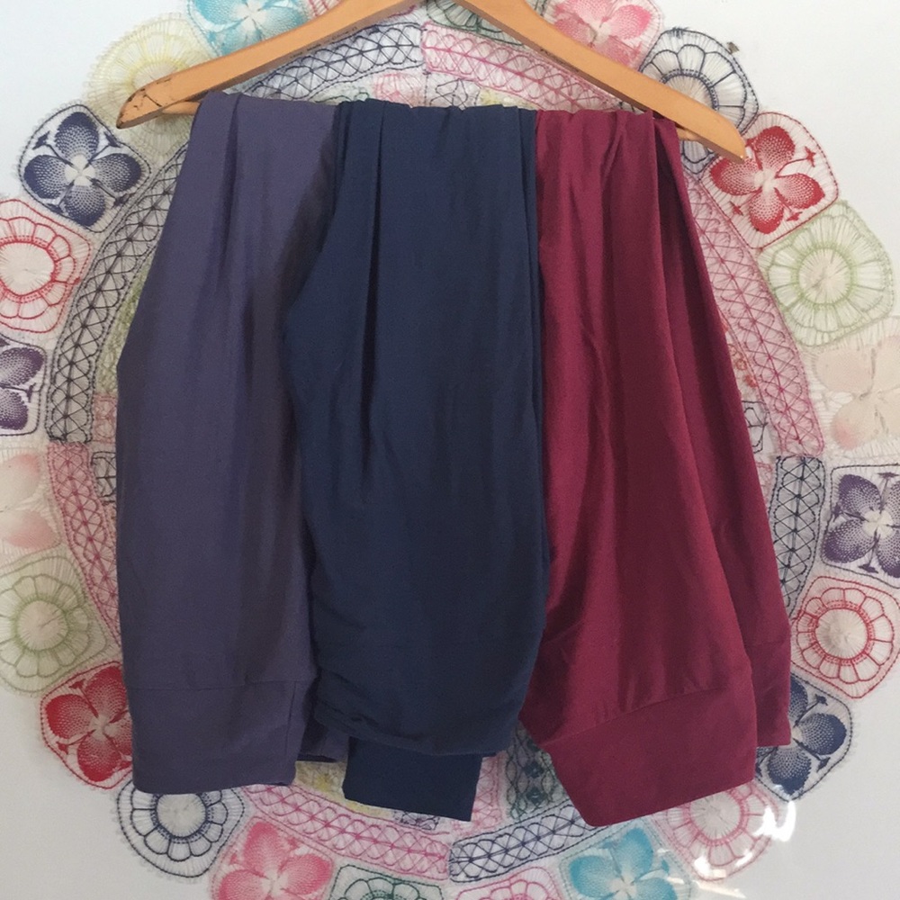 Three pairs of lularoe leggings